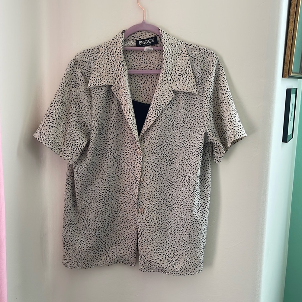 Briggs New York false inner blouse